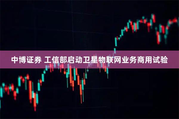 中博证券 工信部启动卫星物联网业务商用试验