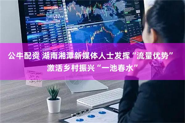公牛配资 湖南湘潭新媒体人士发挥“流量优势” 激活乡村振兴“一池春水”